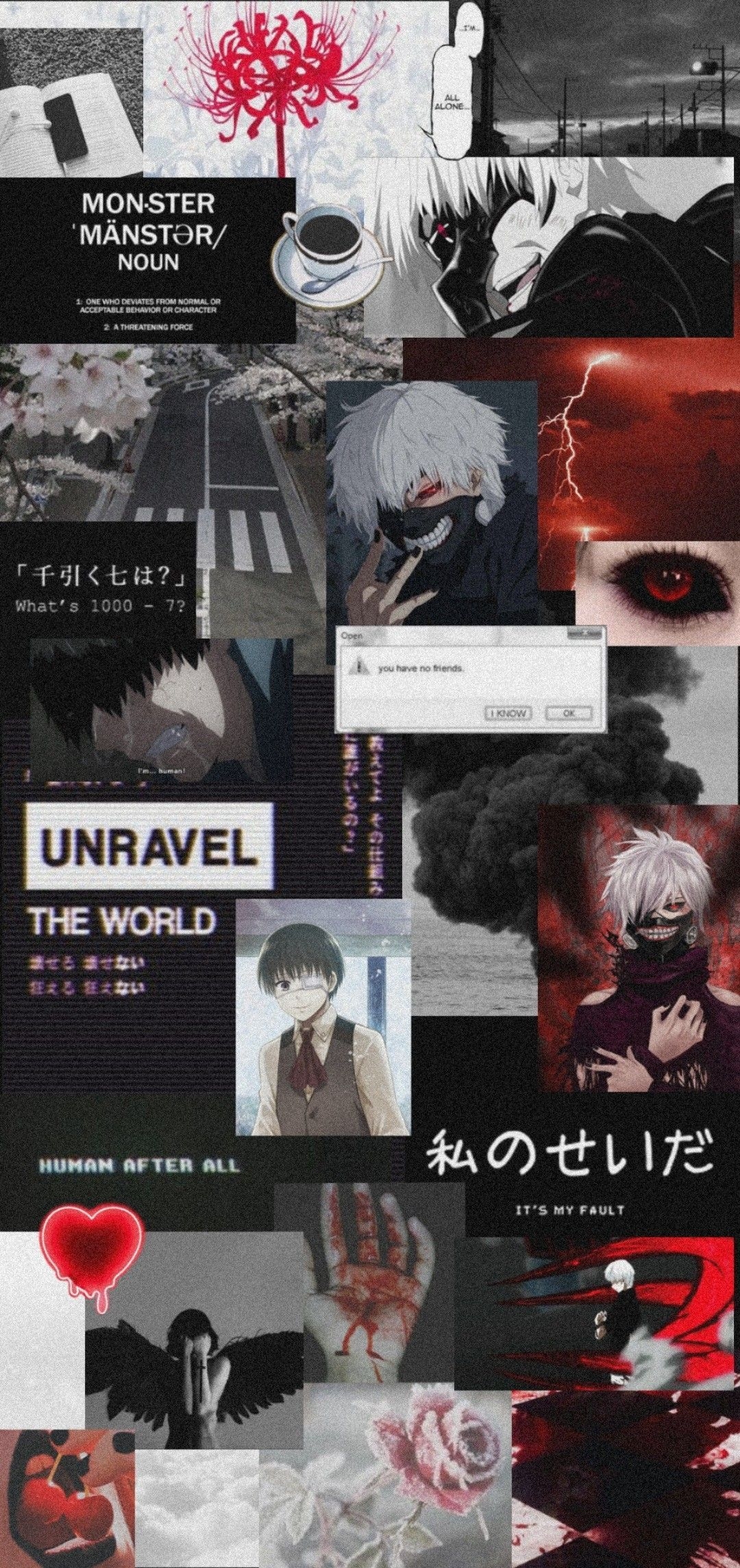 1080x2290 Tokyo Ghoul wallpaper, Phone