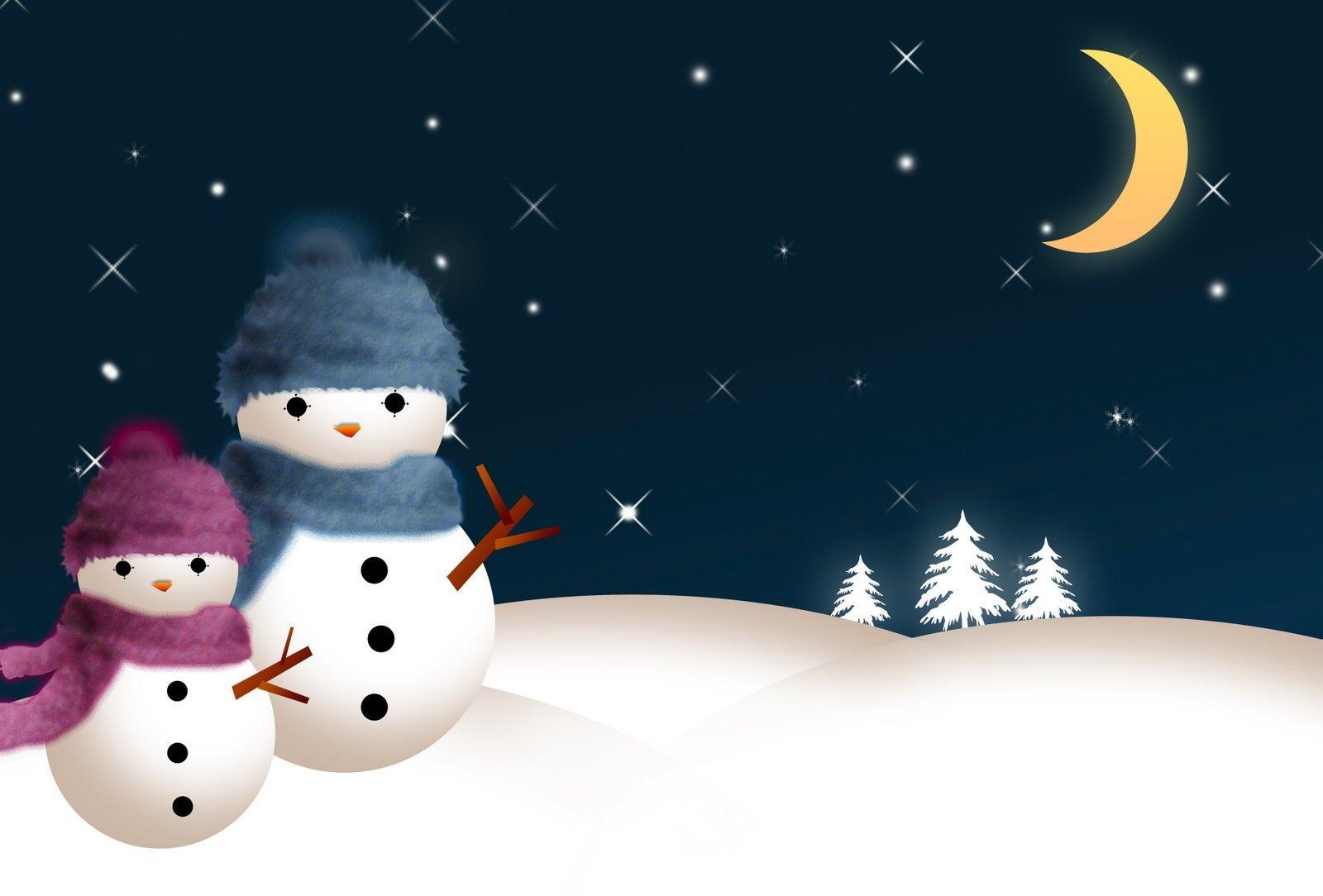 1600x1090 Christmas Snowman Wallpaper, Desktop