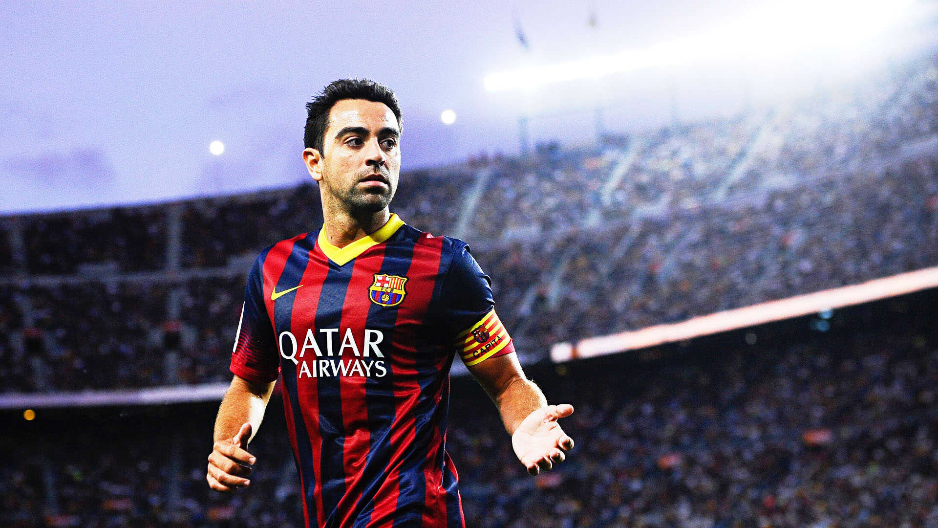 1920x1080 Xavi Hernandez Barcelona HD Wallpaper, Desktop