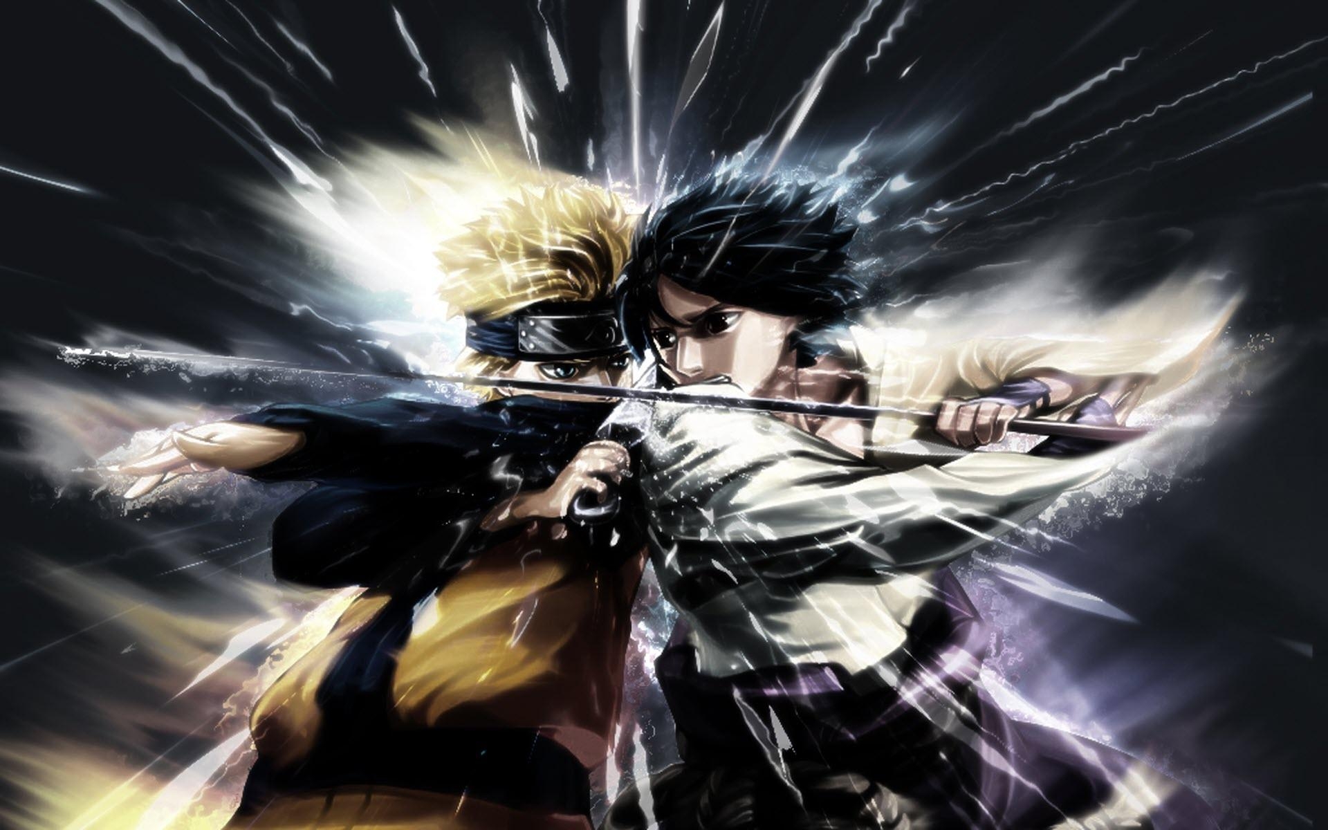 1920x1200 Naruto vs Sasuke Fighting HD desktop wallpaper, Widescreen 1920, Desktop