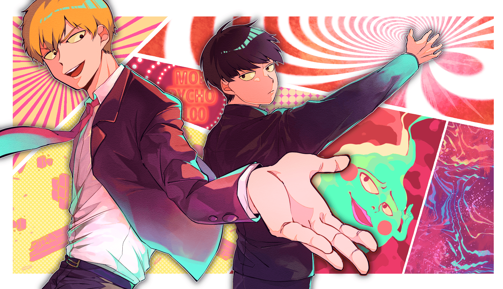 1920x1110 Mob Psycho 100 HD Wallpaper, Desktop