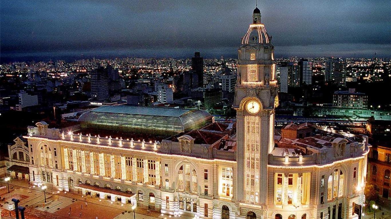 1370x770 Wallpaper Sao Paulo City S O Estacao Da Luz World, Desktop