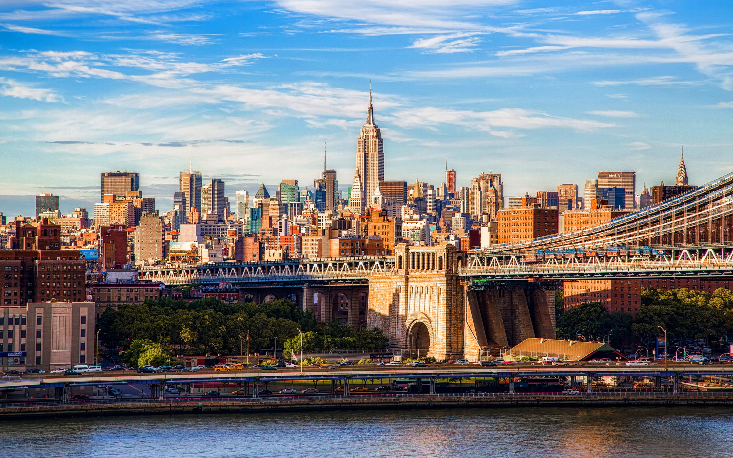 2560x1600 Brooklyn bridge manhattan ny, Desktop