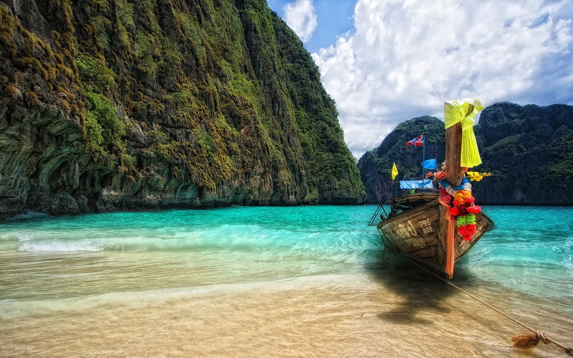 1920x1200 Maya Bay Wallpaper Thailand World Wallpaper in jpg format for free, Desktop