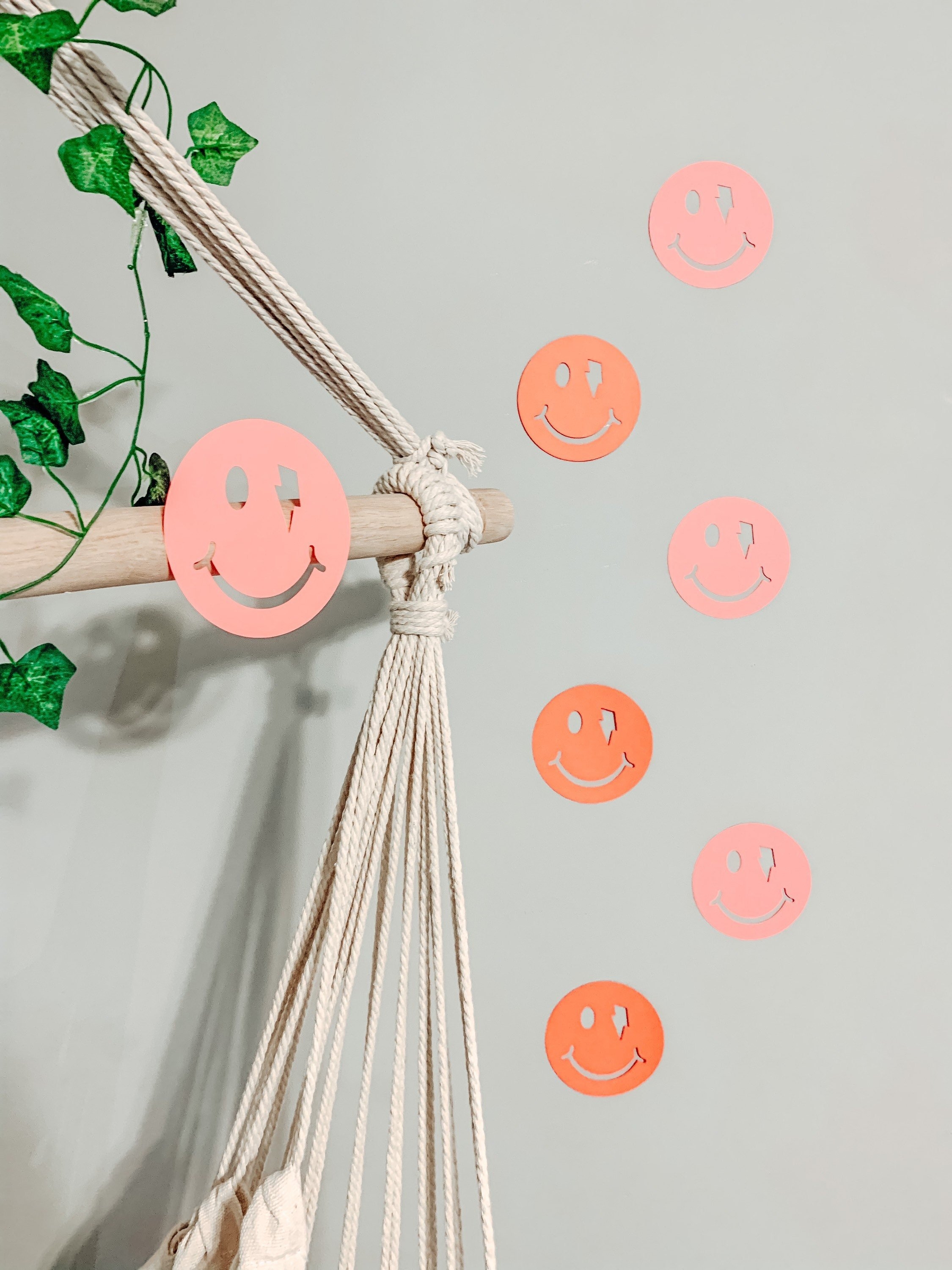 2250x3000 Pink Smiley Face Preppy Room Decor Aesthetic/ Wall / Wallpaper, Phone