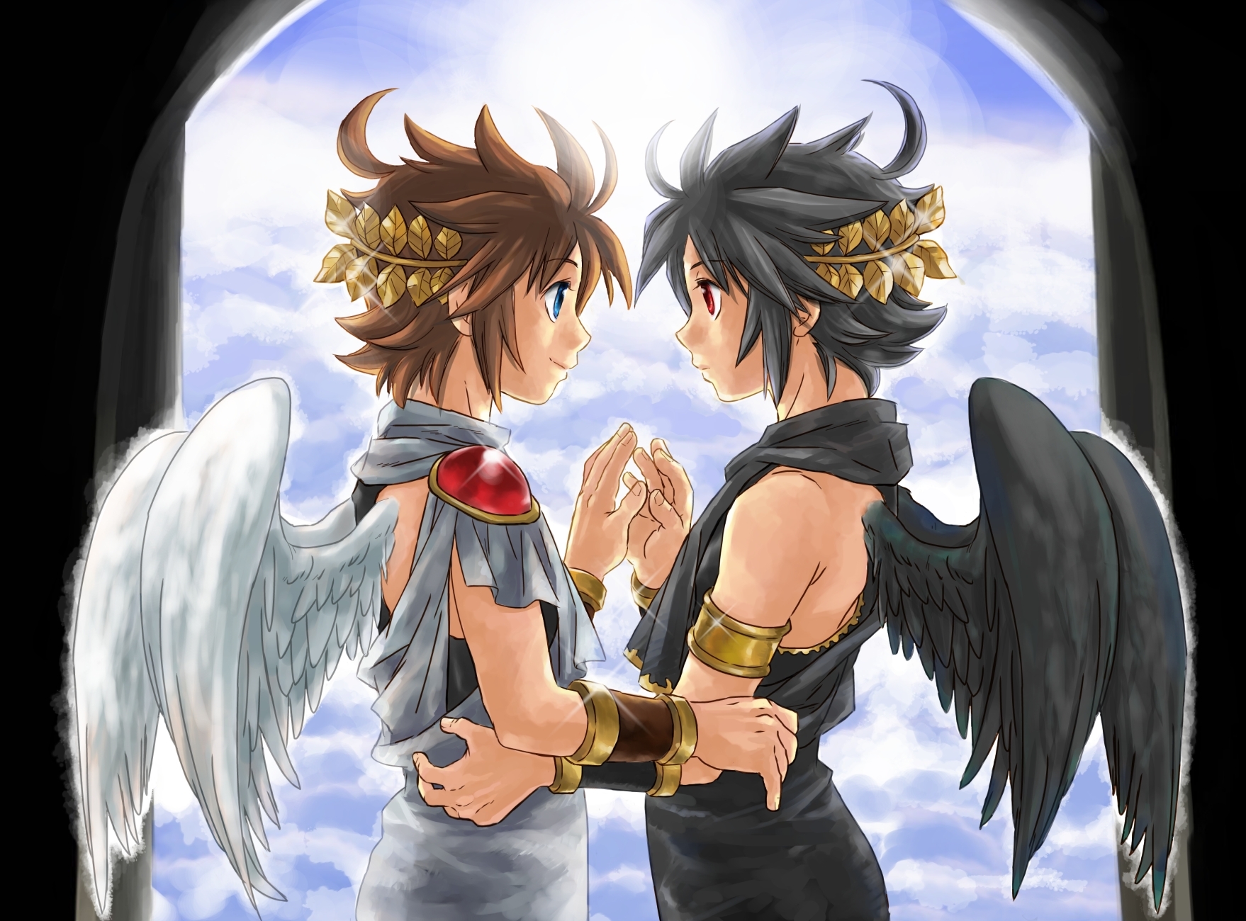 1760x1300 Dark Pit Icarus Anime Image Board, Desktop