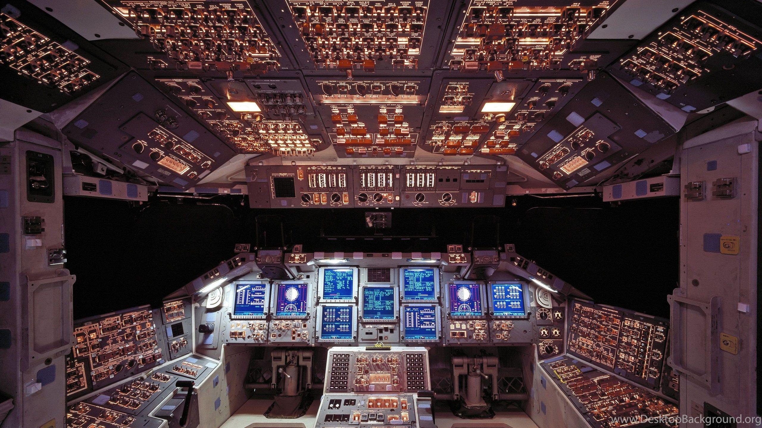 2560x1440 Space Shuttle Cockpit Wallpaper Pics About Space Desktop Background, Desktop