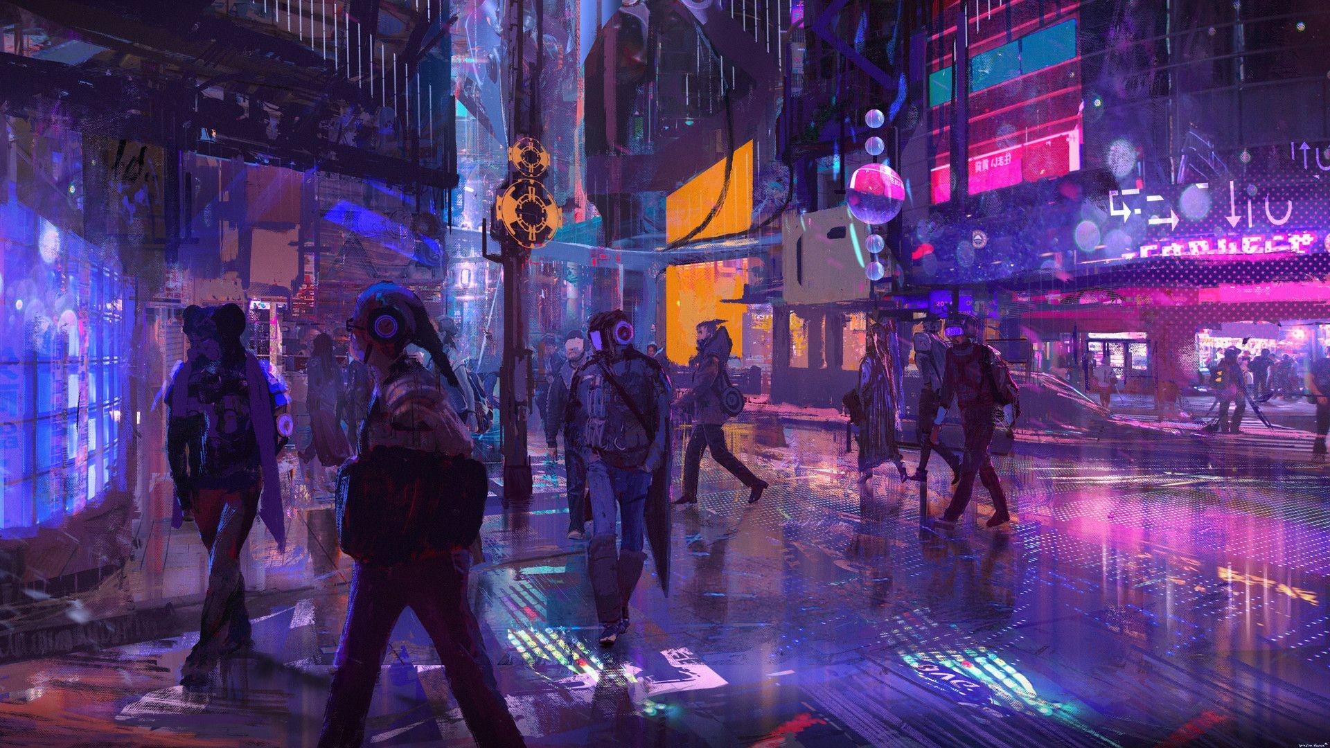 1920x1080 Cyberpunk Wallpaper, Desktop