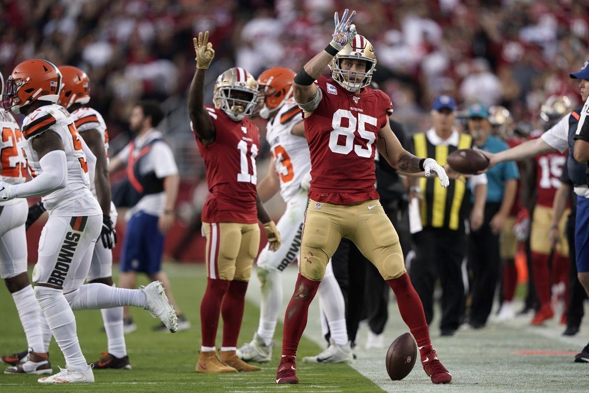 1200x800 George Kittle injury: 49ers TE added to report with groin, Desktop