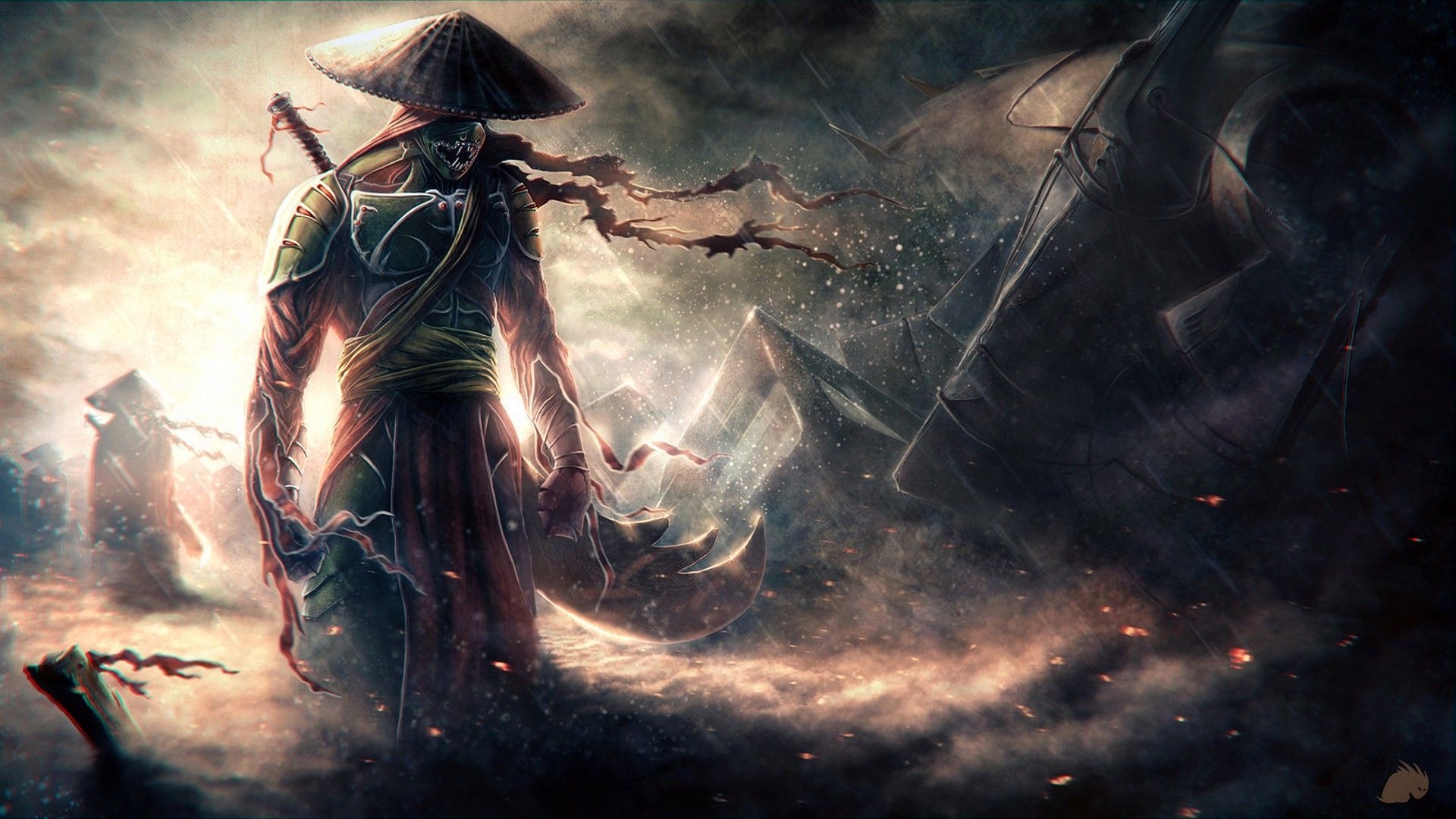 1920x1080 Scary Samurai Wallpaper Free Scary Samurai Background, Desktop