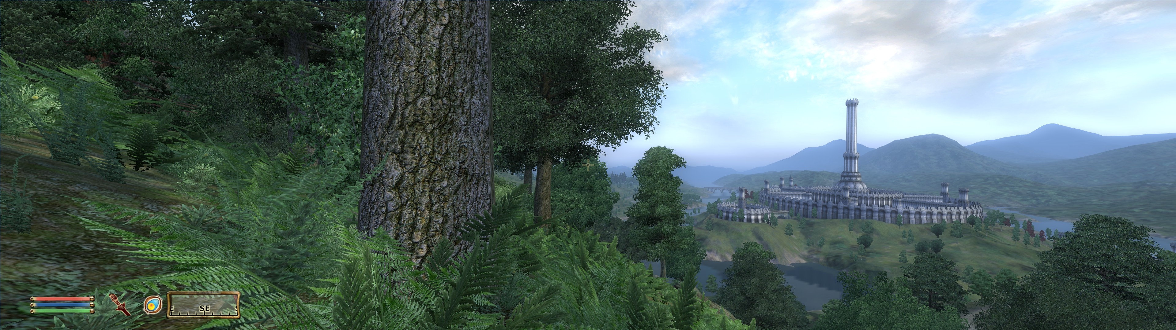 3840x1080 Wallpaper, The Elder Scrolls IV Oblivion, The Elder Scrolls, TES4, Dual Screen