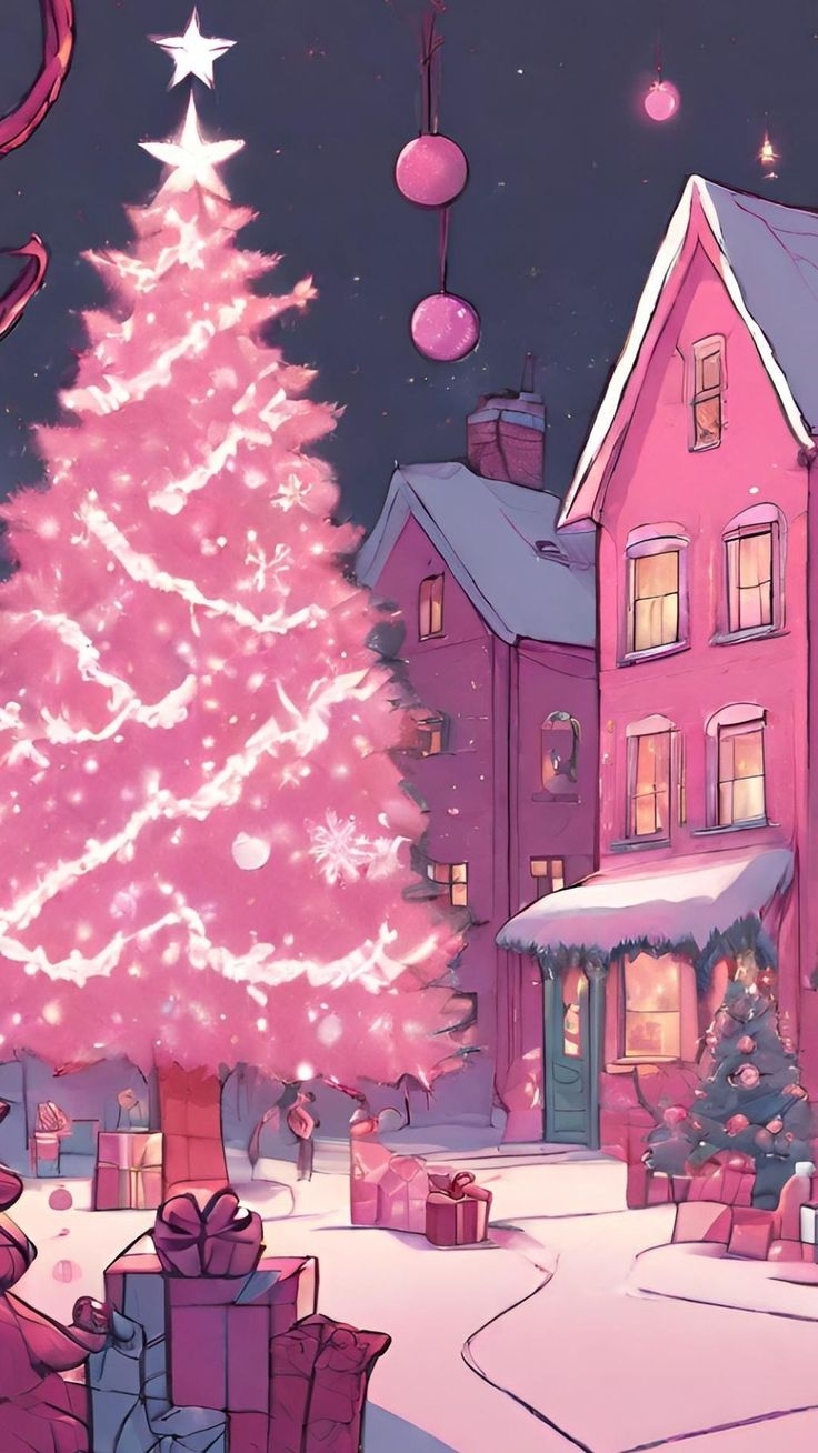 740x1310 Pink Christmas iPhone Wallpaper. Pink christmas iphone wallpaper, Christmas wallpaper iphone cute, Wallpaper iphone christmas, Phone