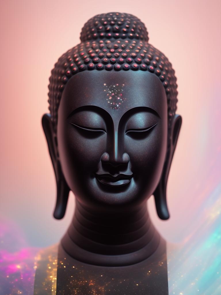 770x1030 Hard Chough87: Close Up Shot, The Face Of Smiling Siamese Buddha With Lotus In Background, Phone