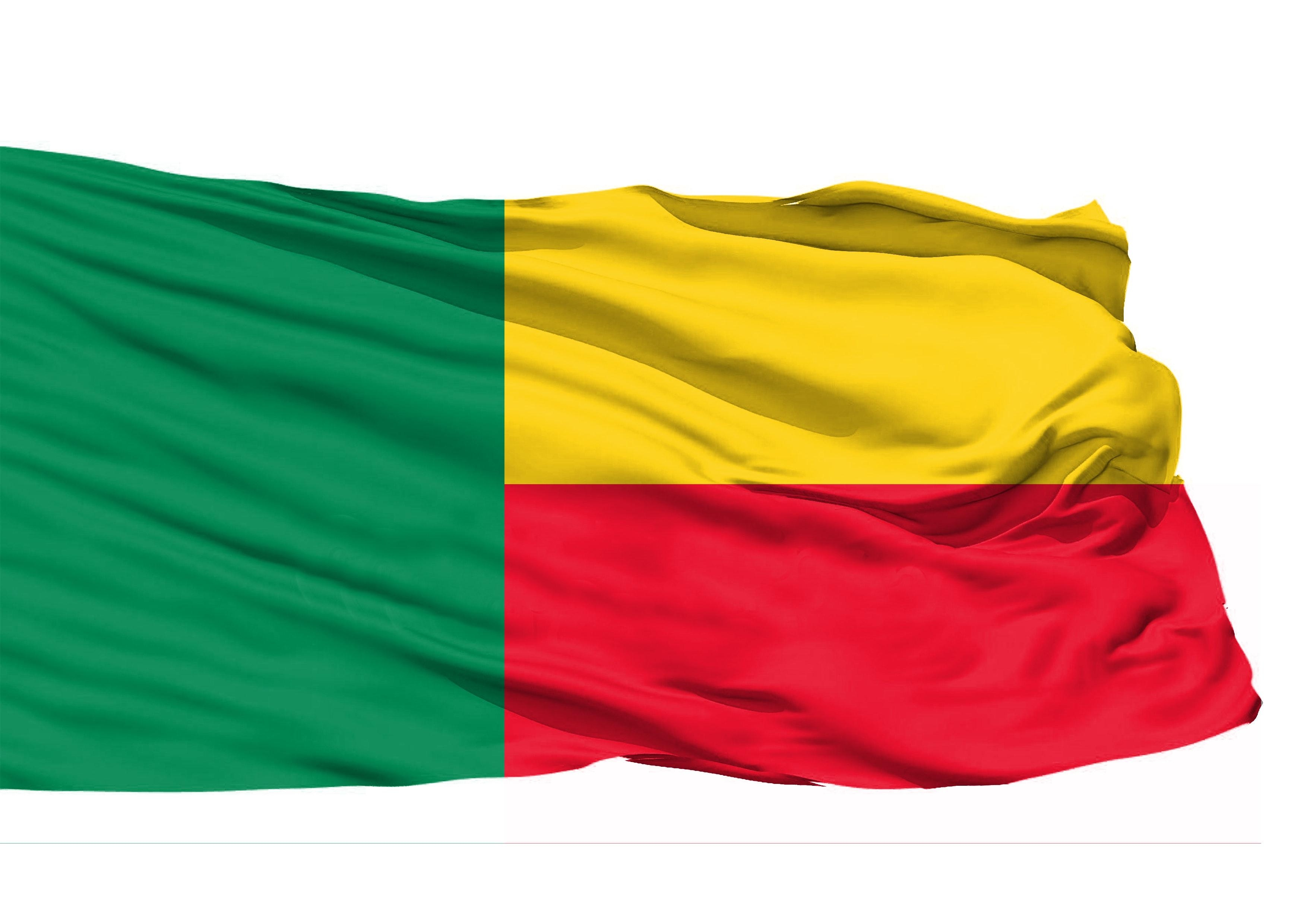 3510x2480 Free of Benin 3D Flag, Desktop