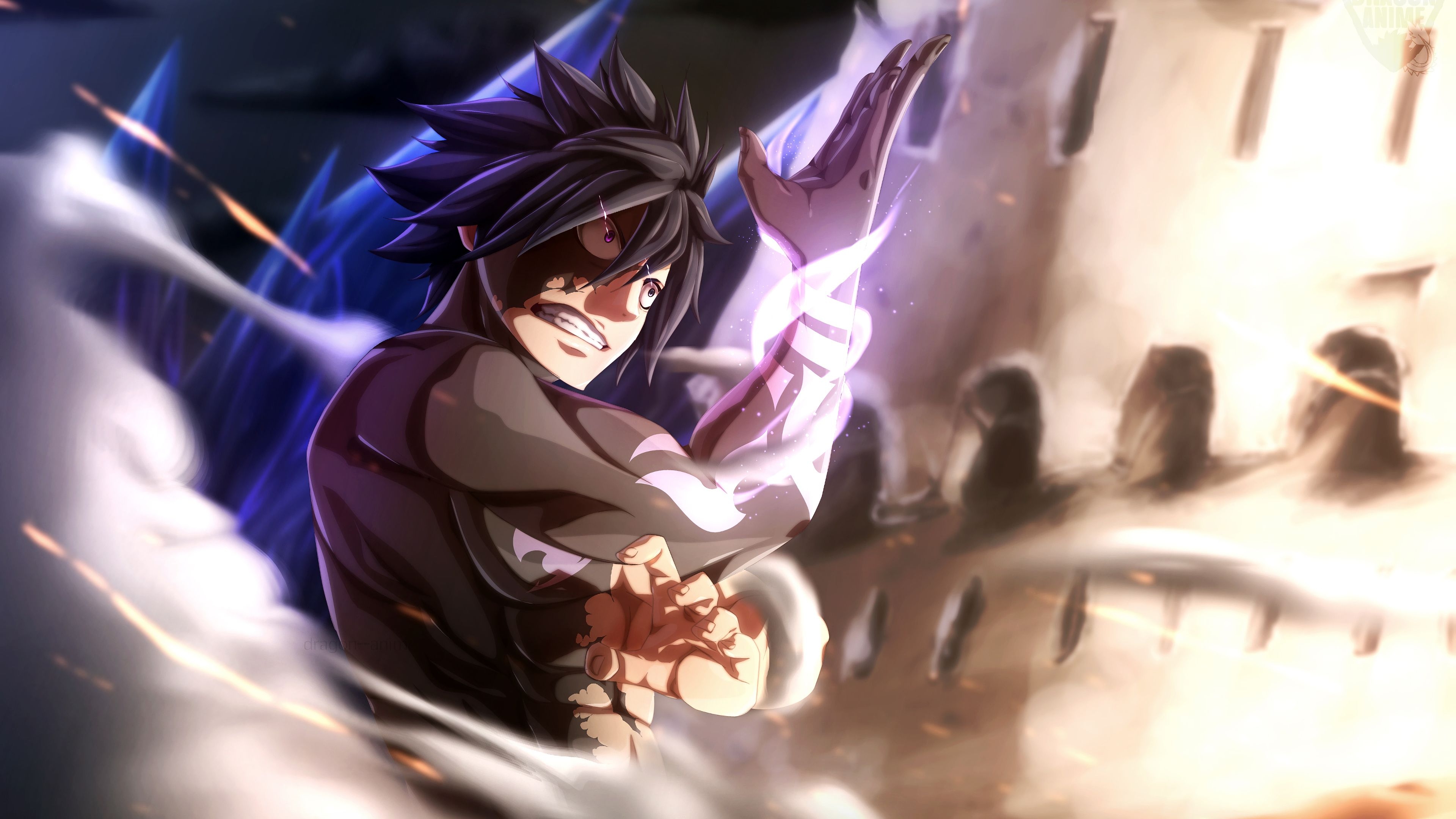 3840x2160 Gray Fullbuster 4K 8K HD Fairy Tail Wallpaper, Desktop