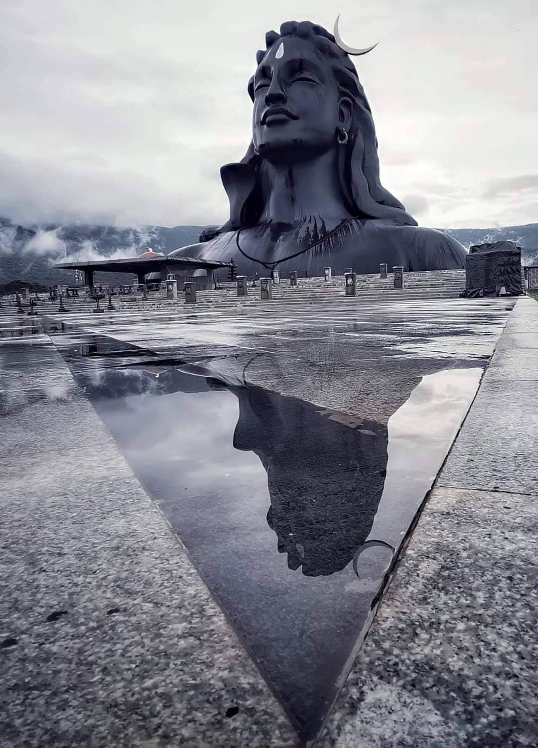 1080x1510 Download free Adiyogi Shiva Statue, Phone