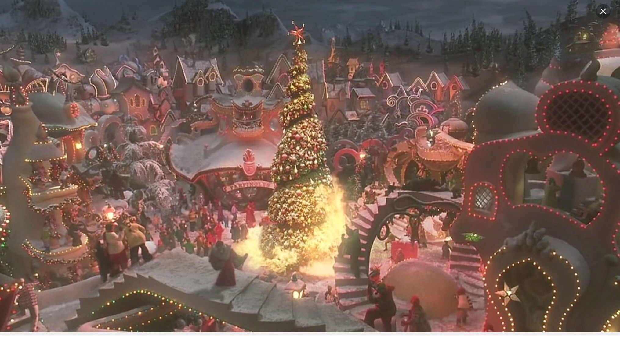 2040x1110 Whoville. Family christmas movies, Grinch stole christmas, Christmas wallpaper, Desktop