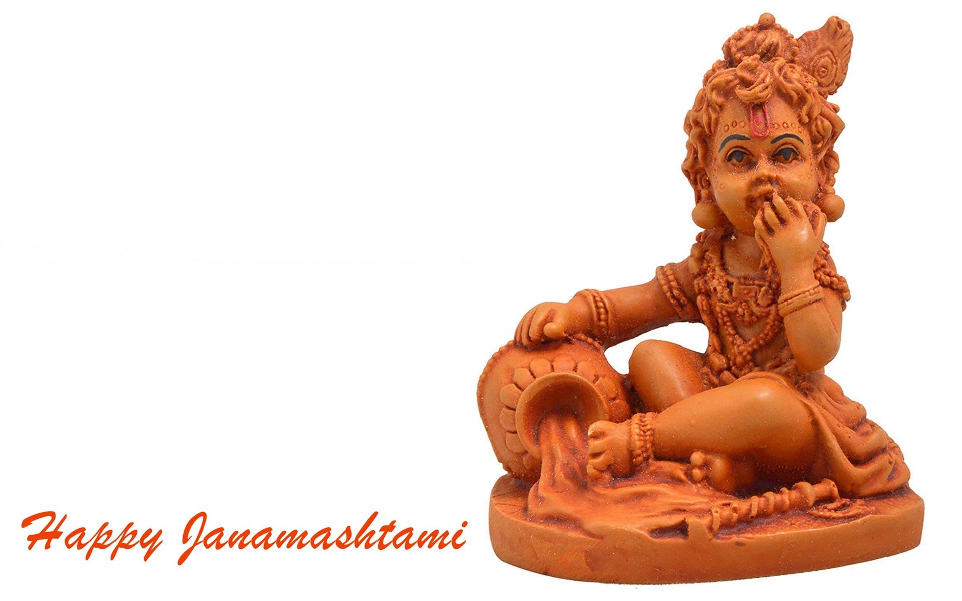 1920x1200 Happy Janamashtami Krishna Statue Wallpaper, Desktop