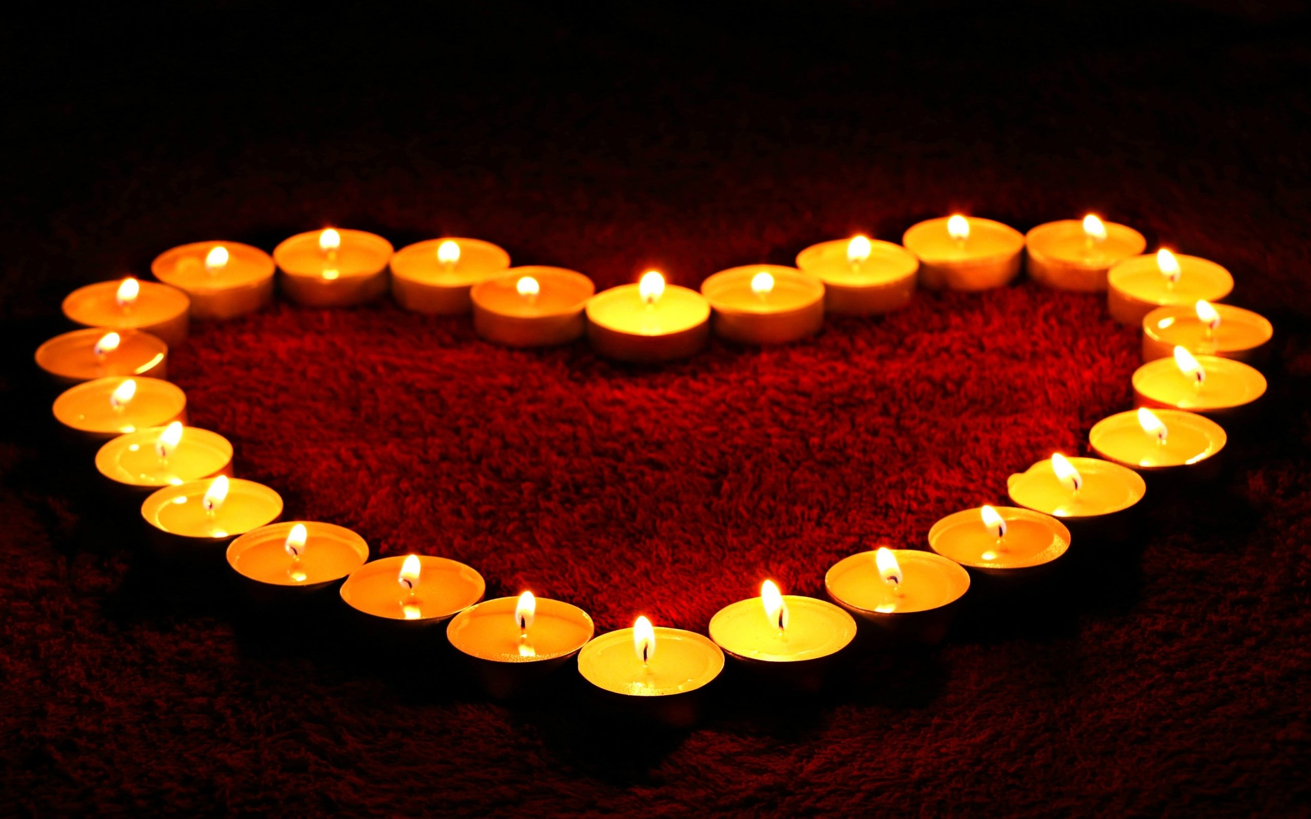 2560x1600 Candles Hearts Divas Heart Diwali 4K Wallpaper, Desktop