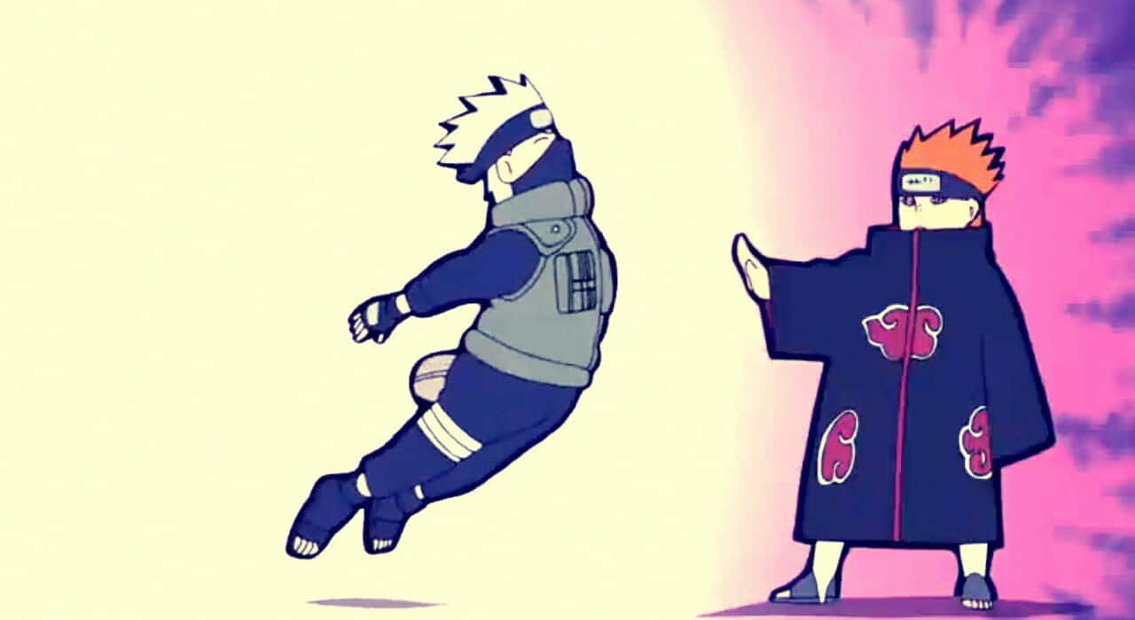 1280x700 Download Kakashi Hatake faces off against Pain in an epic battle Wallpaper, Desktop