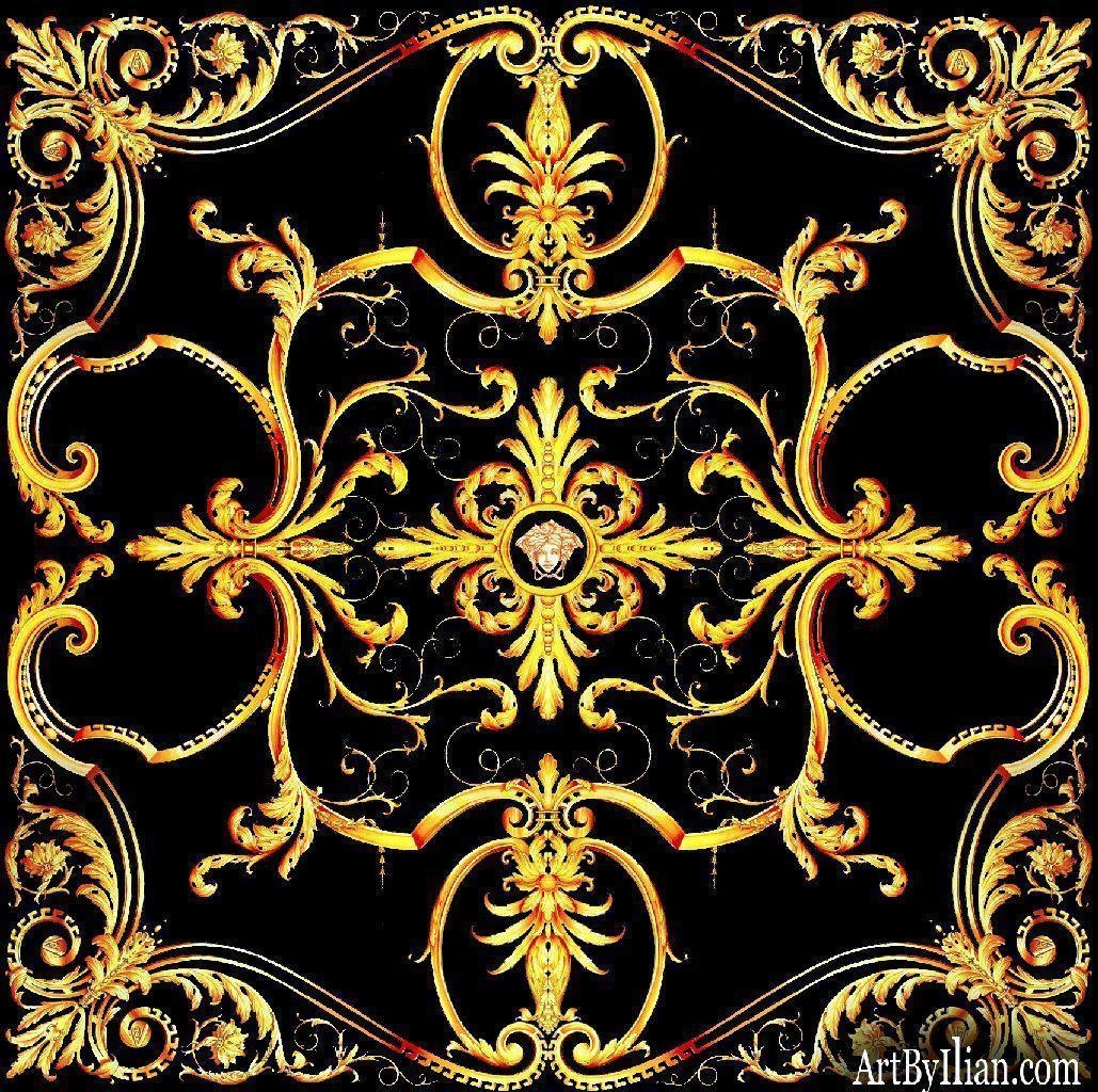 1030x1030 Versace Print Wallpaper, Desktop