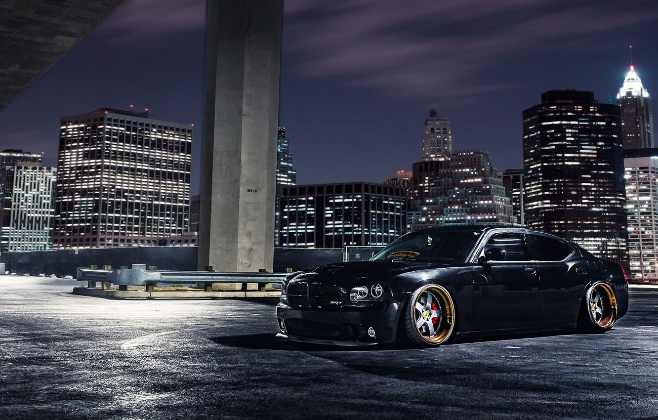 1340x850 Wallpaper the city, black, black, Dodge, dodge, charger, srt the charger image for desktop, section dodge, Desktop