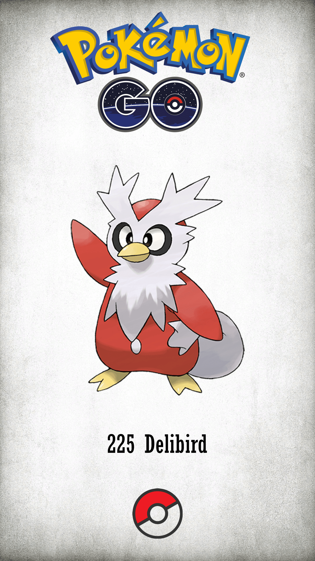 1250x2210 Character Delibird, Phone