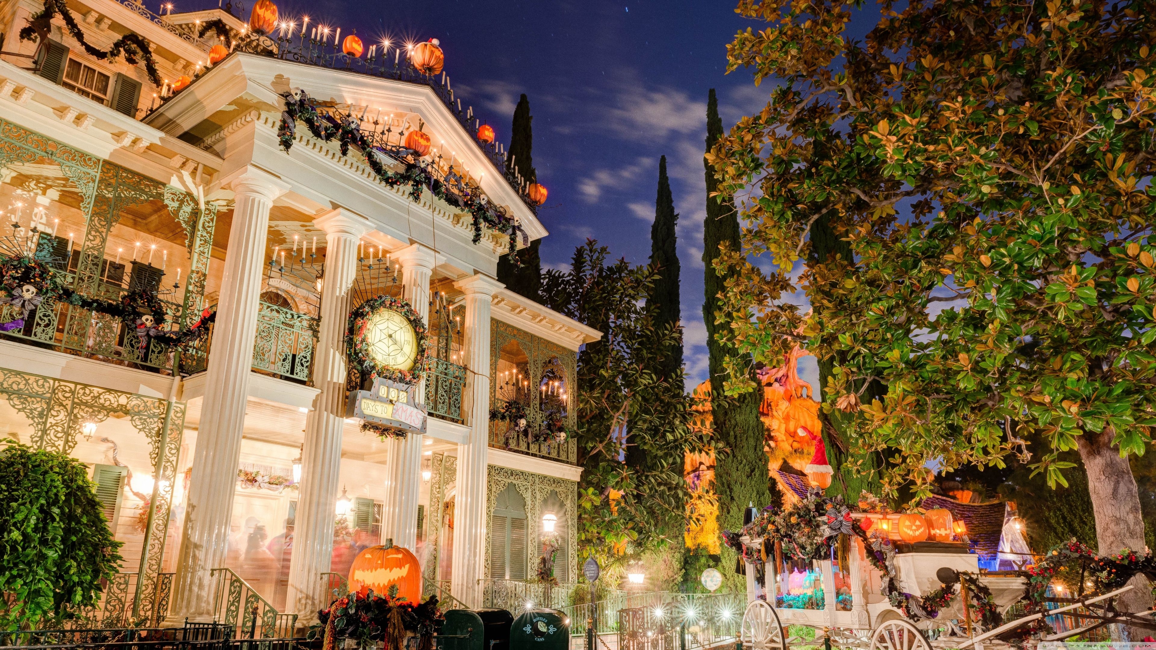 3840x2160 Disneyland Halloween Wallpaper, Desktop