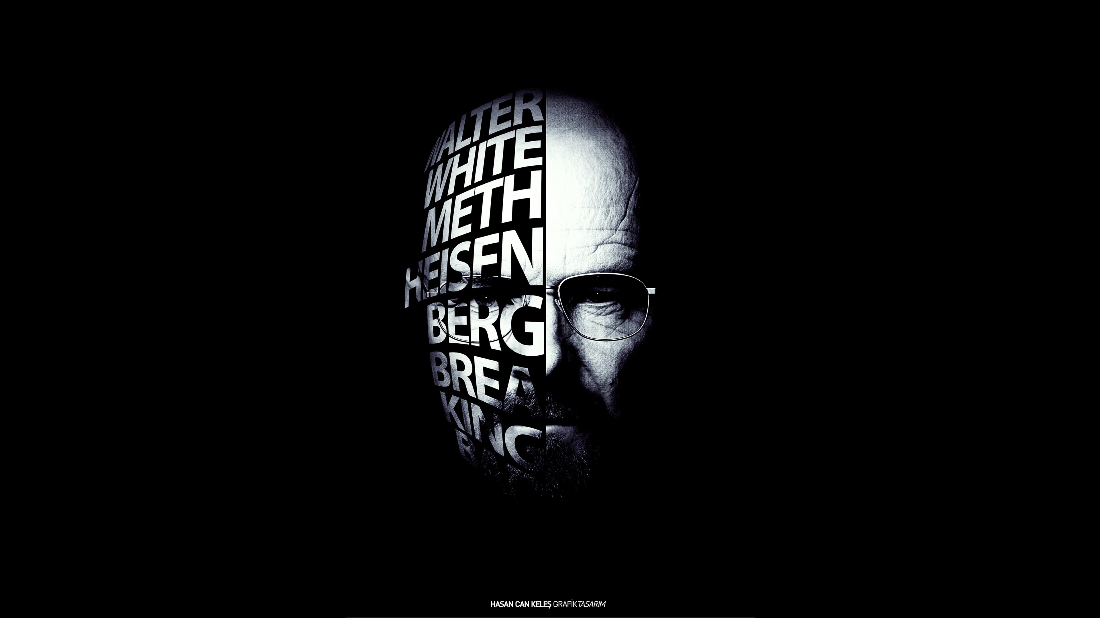 3840x2160 Typography, Breaking Bad, 4K, Walter White Gallery HD Wallpaper, Desktop