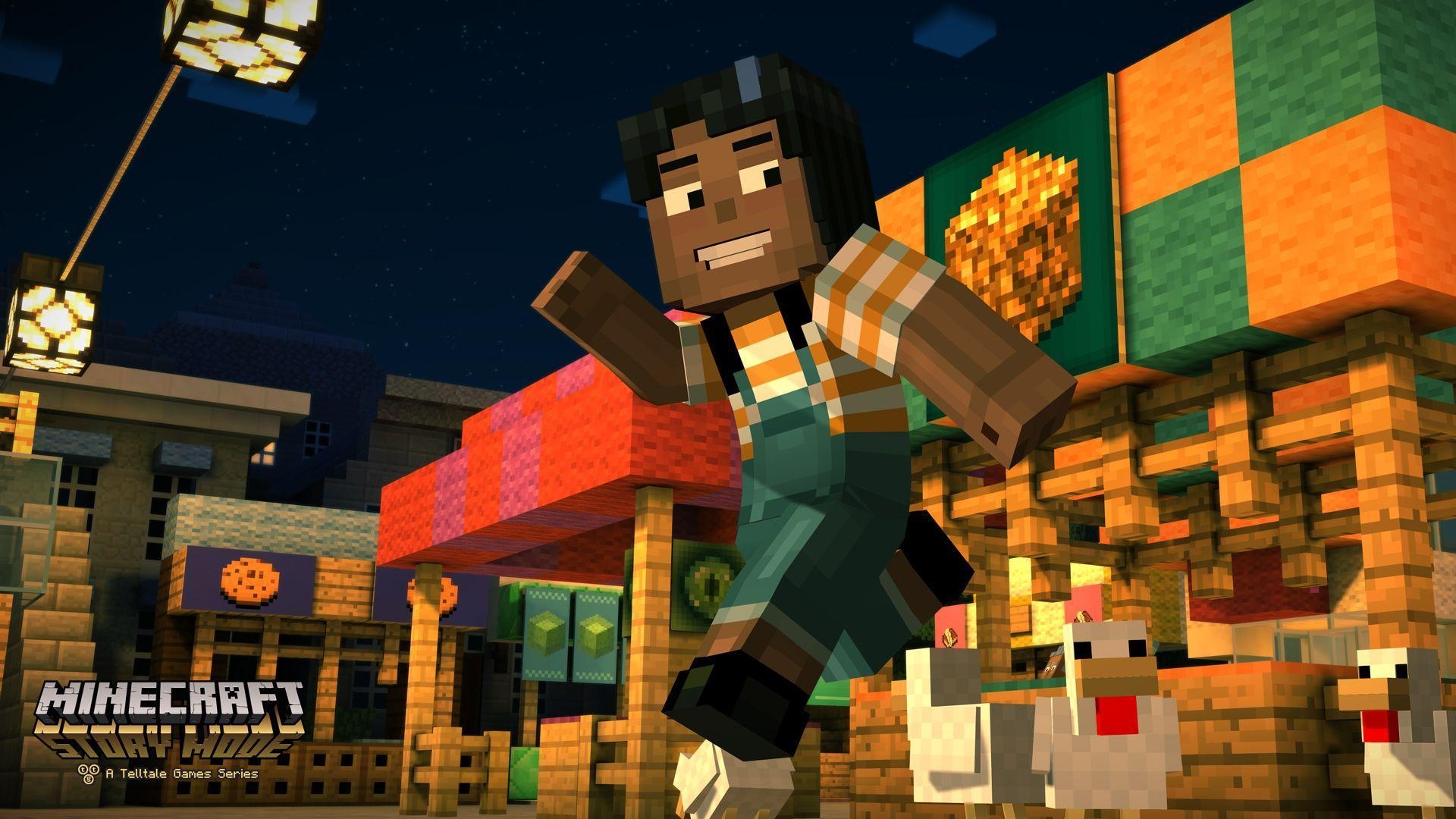 1920x1080 Minecraft: Story Mode HD wallpaper free download, Desktop