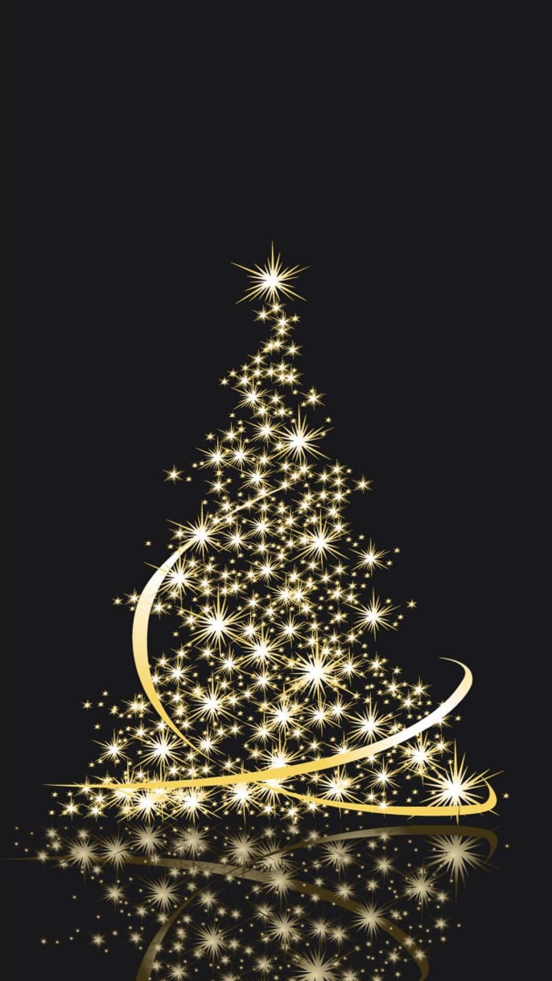 1080x1920 Download Dark Christmas Tree Wallpaper, HD Background, Phone