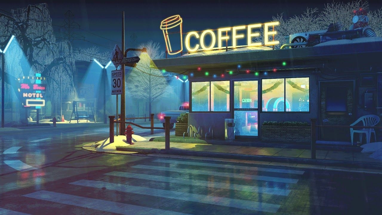 1280x720 Coffee shop vibes, Desktop