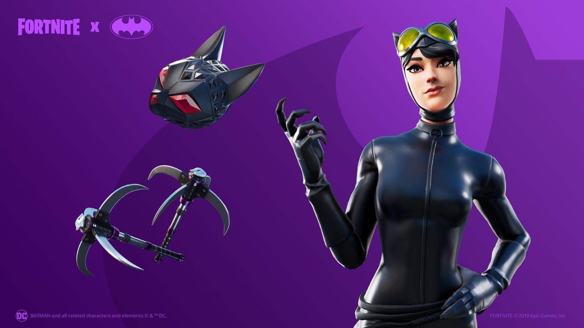 1920x1080 Catwoman Comic Book Outfit Fortnite wallpaper, Desktop