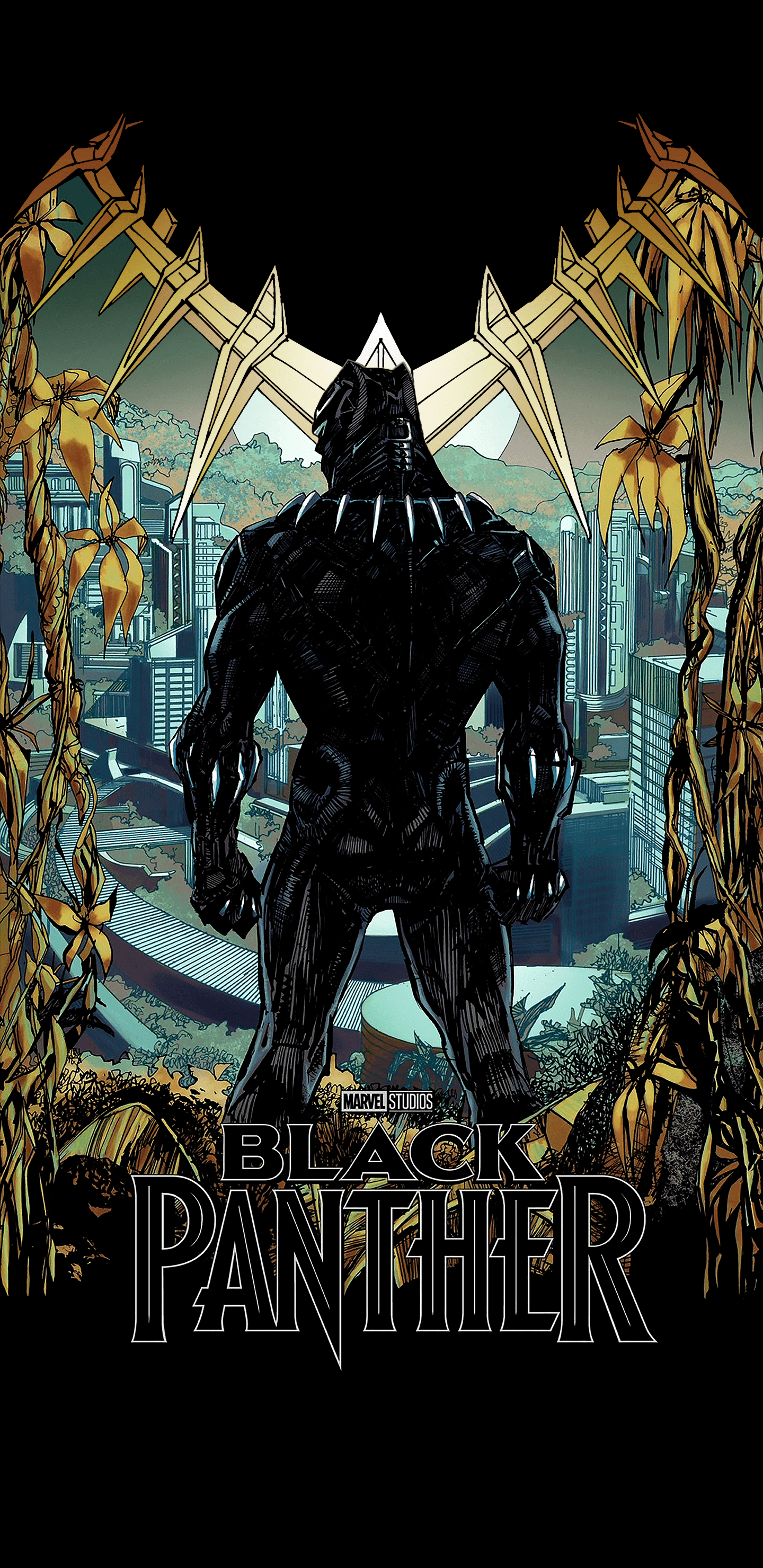 1440x2960 BEST WALLPAPER: Wallpaper Pc Black Panther, Phone