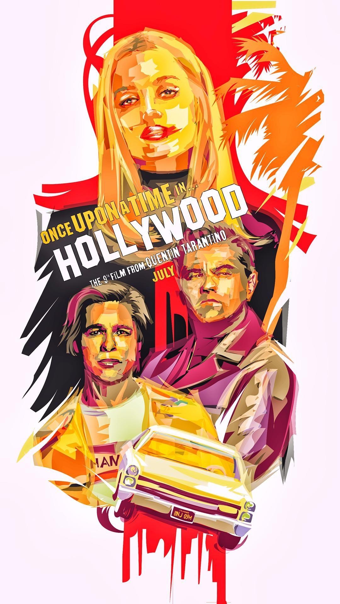 1080x1920 Once Upon A Time In Hollywood (2019) [1080 x 1920]. Movie Poster en, Phone