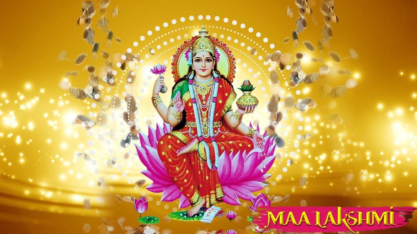 1370x770 Lakshmi Devi Image Free Download. Goddess Maa Lakshmi, Desktop