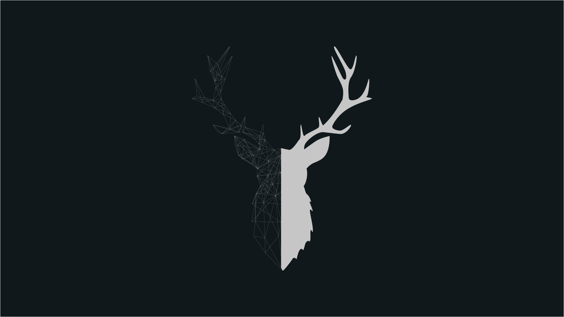 1920x1080 Deer Geometric Wallpaper Free Deer Geometric Background, Desktop