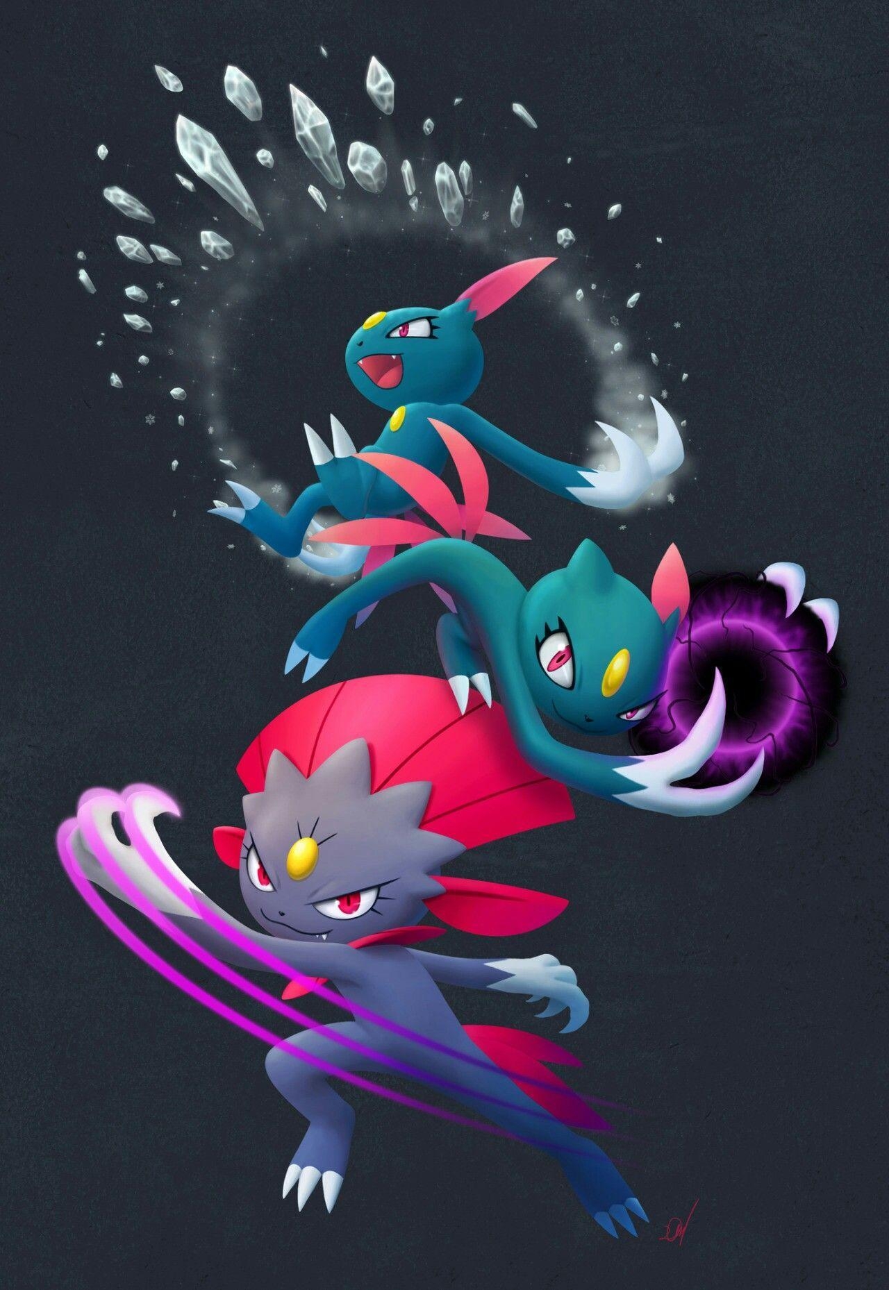 1280x1860 Sneasel and Weavile. Pokemon 2. Pokémon and Pokemon stuff, Phone