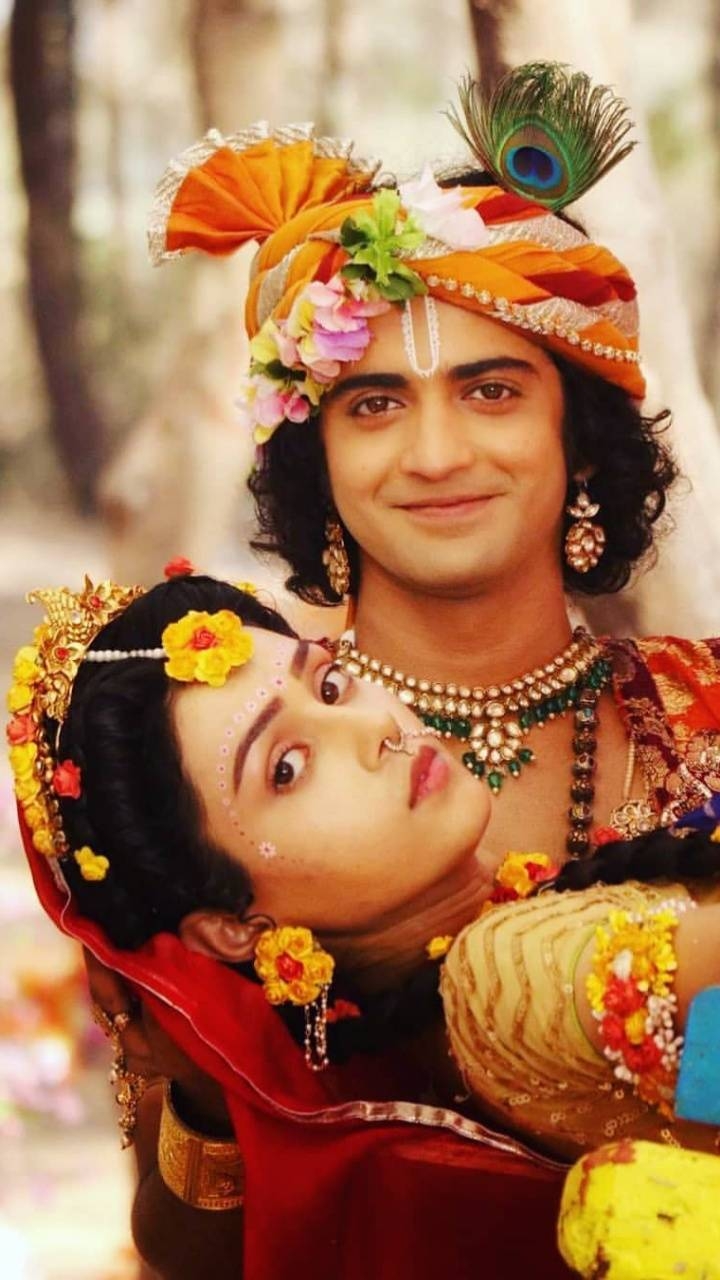 720x1280 Radha Krishna wallpaper, Phone