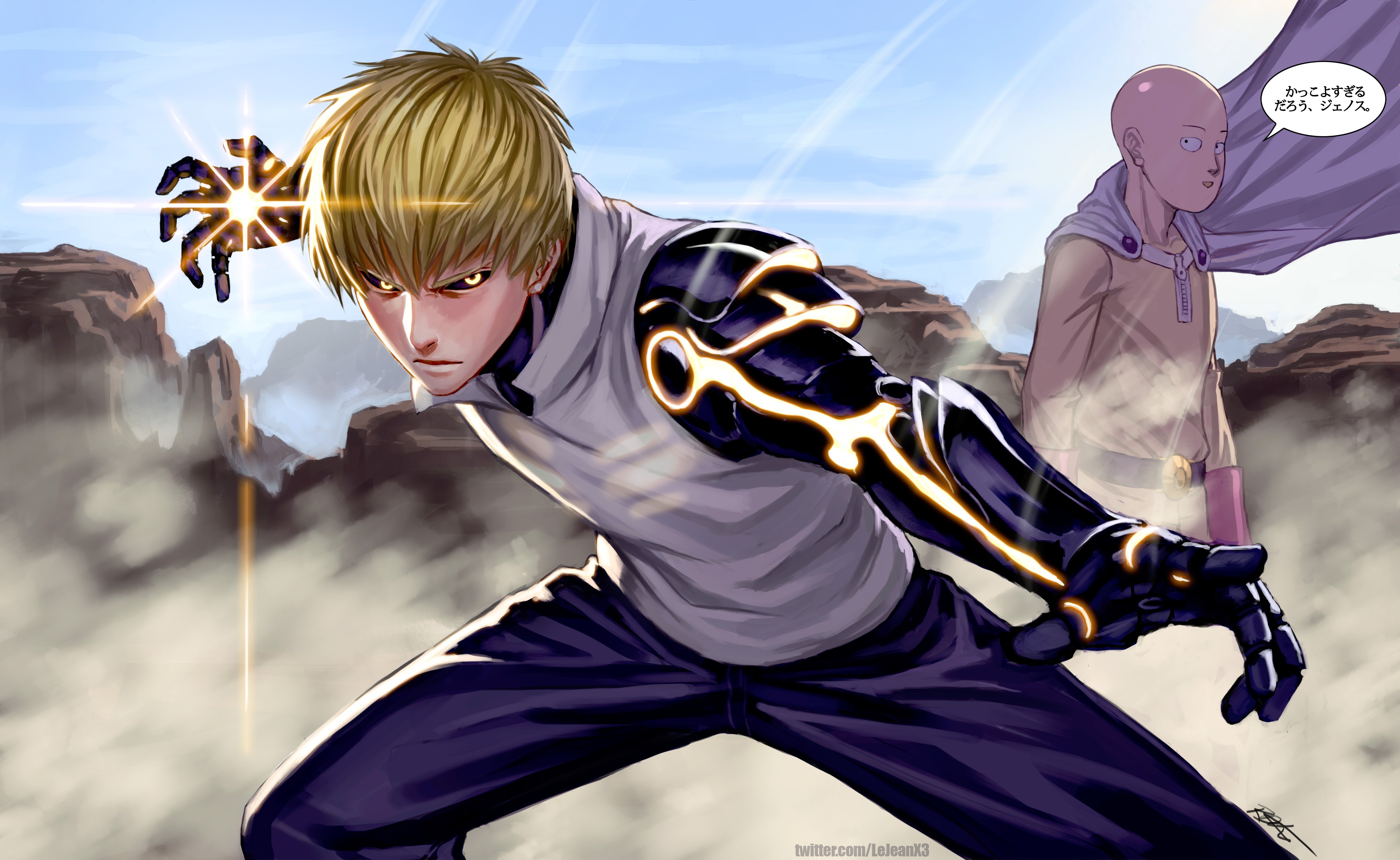 5040x3100 4K Ultra HD Genos (One Punch Man) Wallpaper And Background Image, Desktop