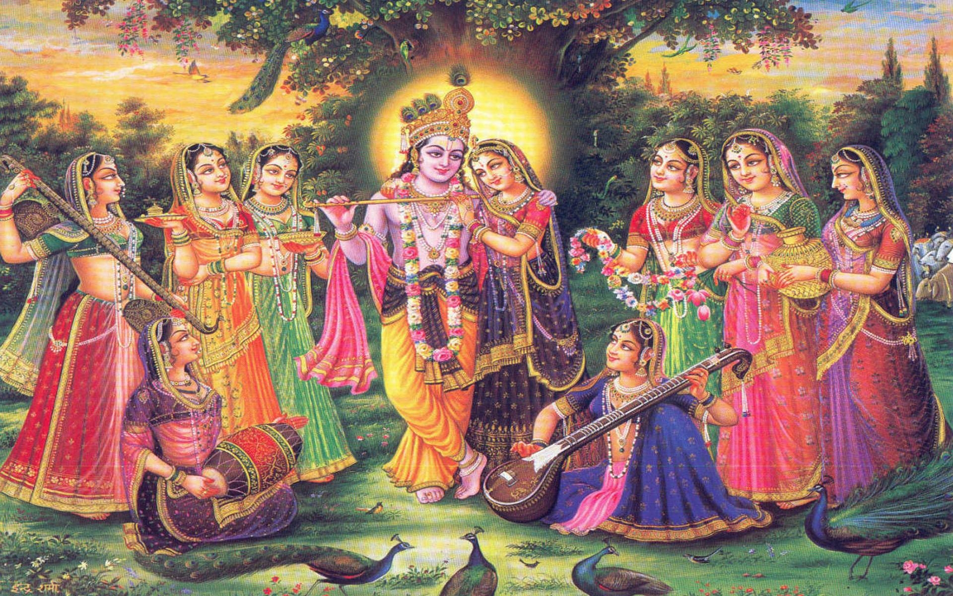 1920x1200 Wallpaper For > Shree Krishna Radha Wallpaper, Desktop