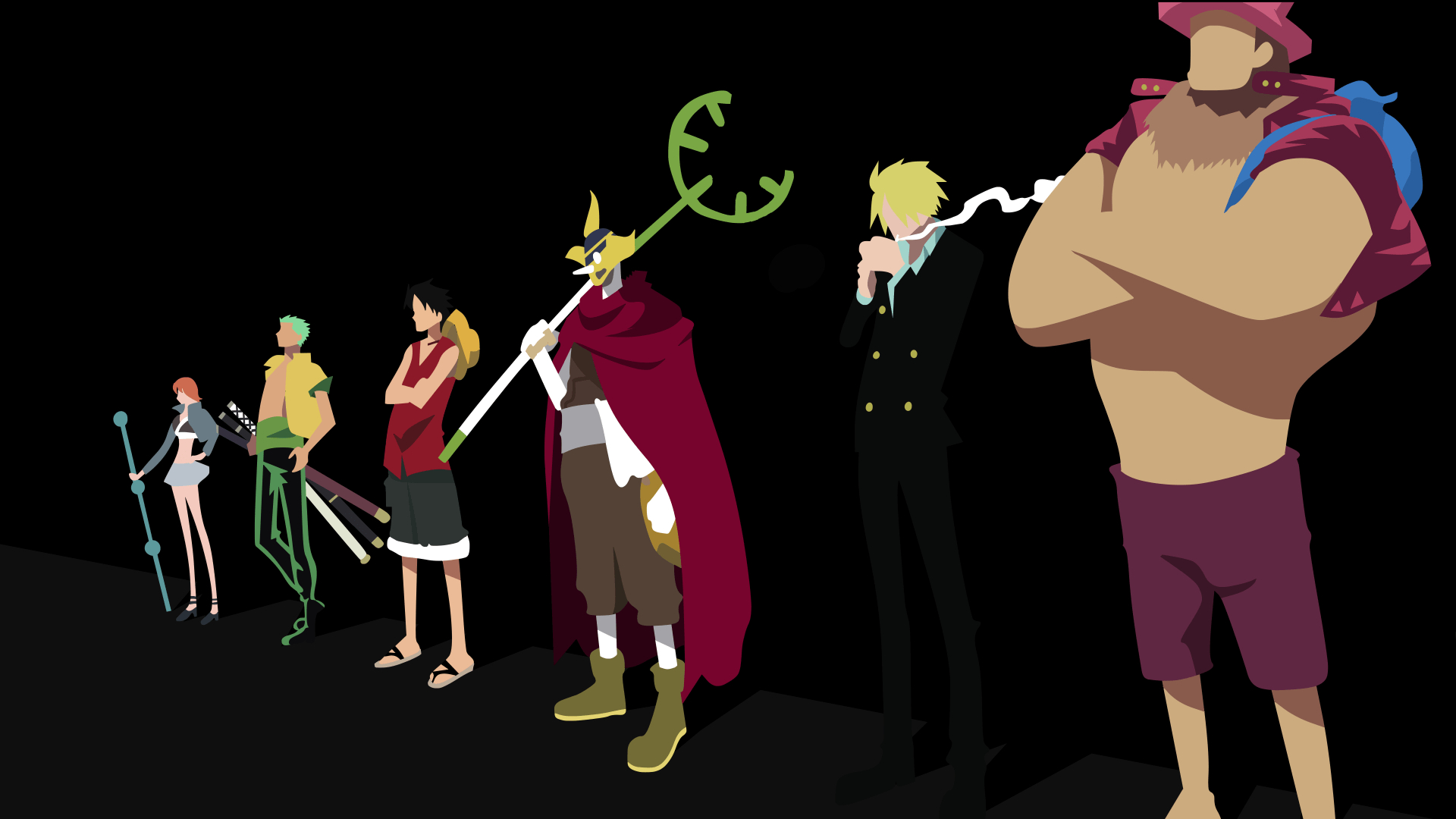 1920x1080 One Piece Enies Lobby Arc Minimalist 8k Ultra HD Wallpaper, Desktop