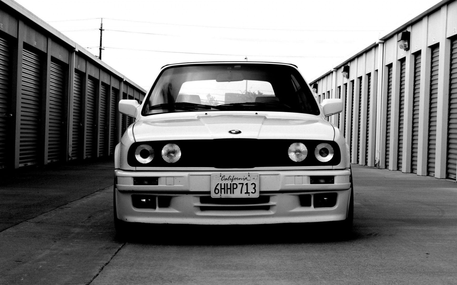 1920x1200 BMW E30 Monochrome, HD Cars, 4k Wallpaper, Image, Background, Desktop