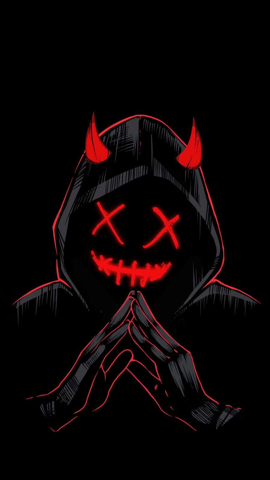 900x1600 Hoodie Devil IPhone Wallpaper Wallpaper, iPhone Wallpaper, Phone