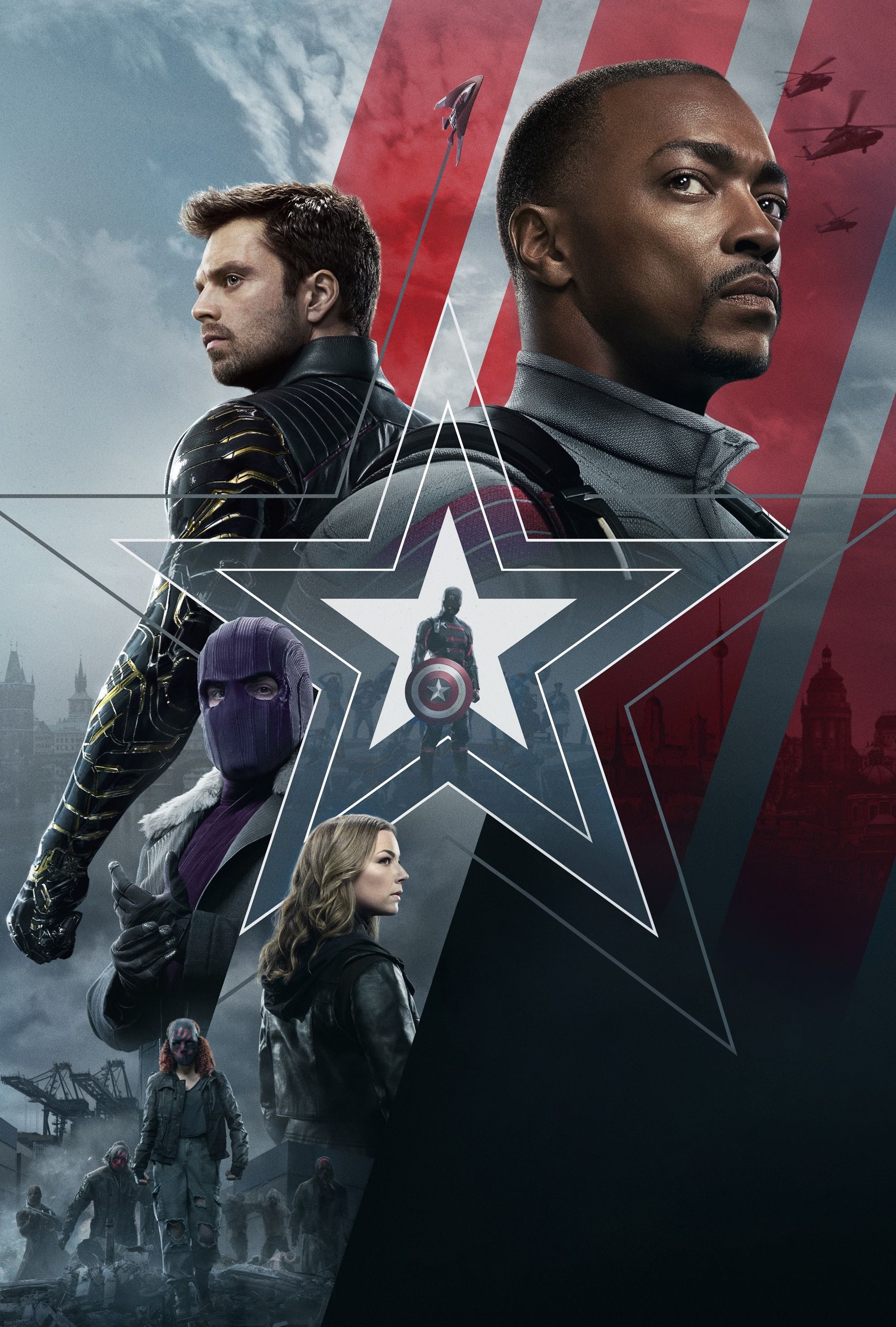 1690x2500 The Falcon and the Winter Soldier textless poster, Phone