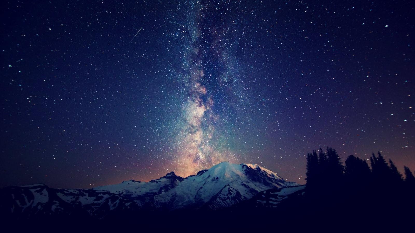 1600x900 Free Night Stars Wallpaper For iPhone, Desktop