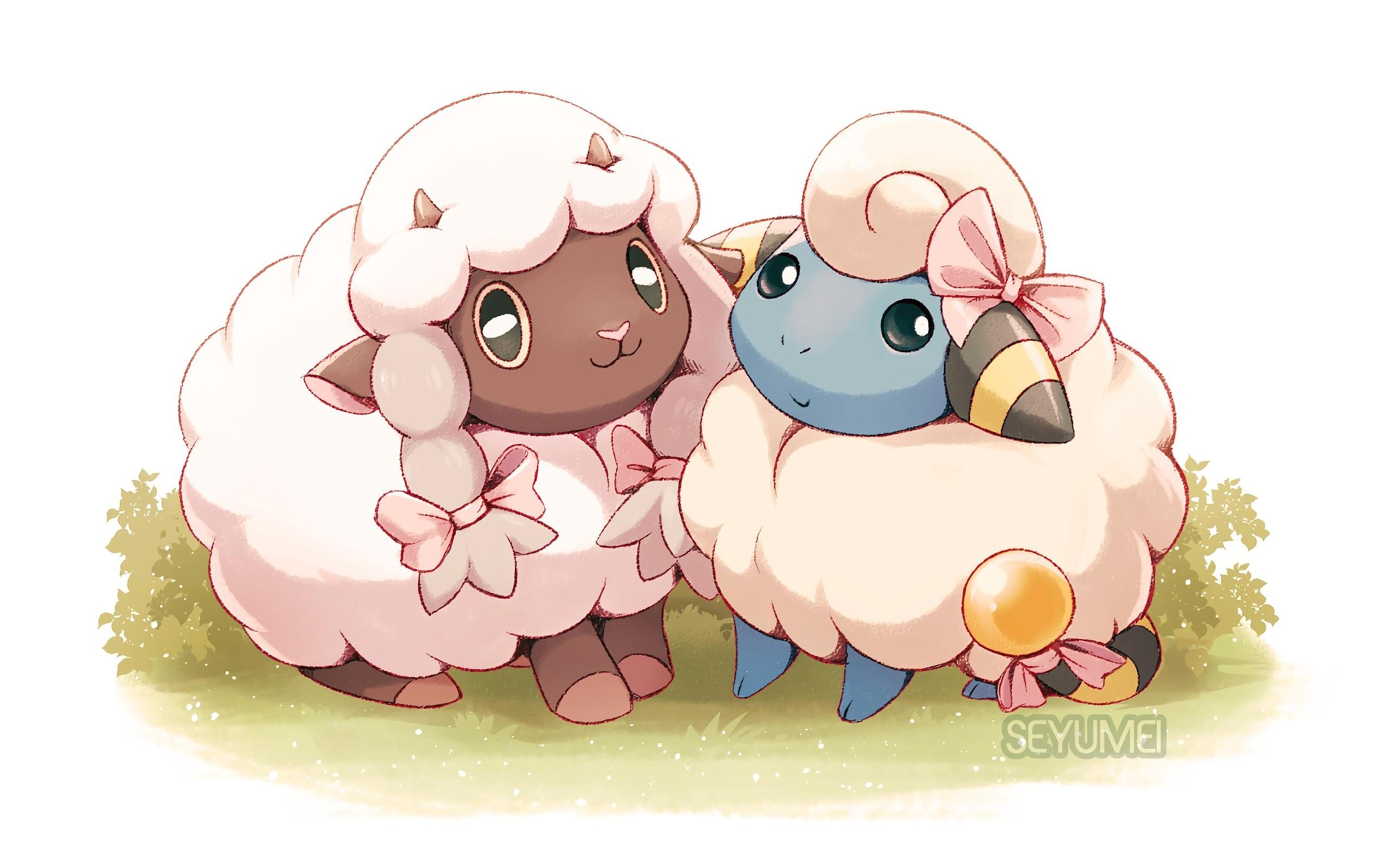 2560x1600 Wooloo Mareep Pokemon Sword and Shield 4K Wallpaper, Desktop