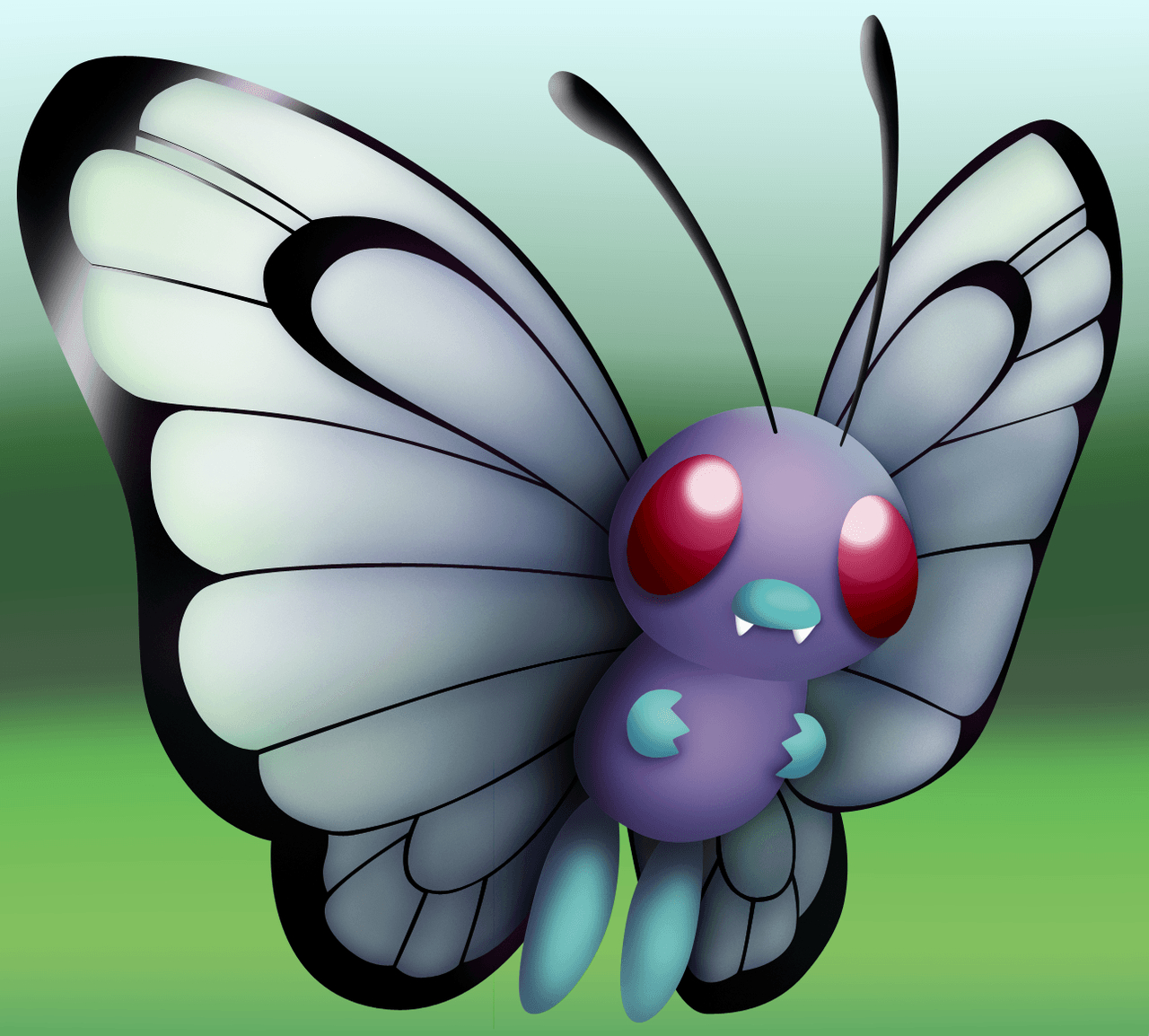 1280x1160 Pokemon Revamps: Butterfree, Desktop