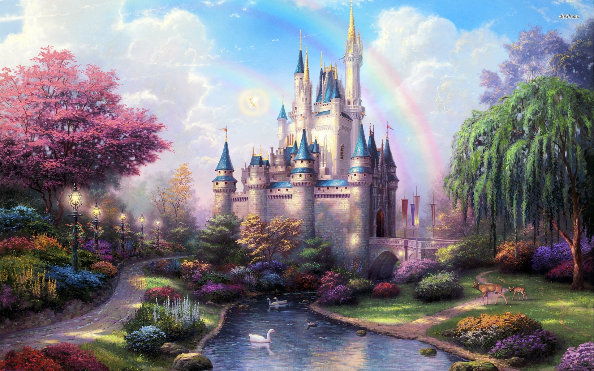 1920x1200 Sleeping Beauty's Castle Beauty Wallpaper, Desktop