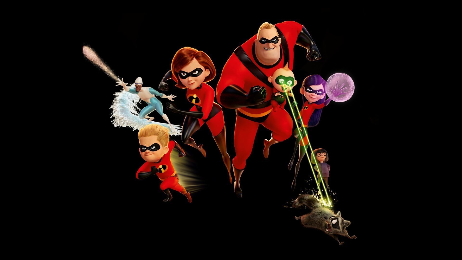 1920x1080 Download wallpaper of Incredibles Elastigirl, Mr. Incredible, Violet Parr, Dash Parr, Helen Parr, Bob Parr,. The incredibles, Animation, Disney movie posters, Desktop